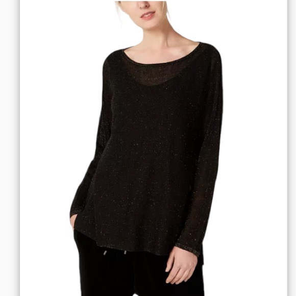 EILEEN FISHER
Organic Linen Metallic Mesh Tunic excellent like new condition XXS - Picture 1 of 12